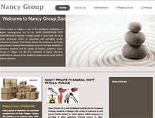 Tablet Screenshot of nancygroups.org